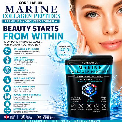 Pure marine collagen - collagen, peptides