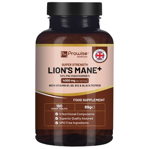Lions mane mushroom capsules - lions,